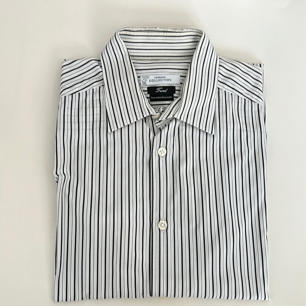 Versace Collection strip shirt